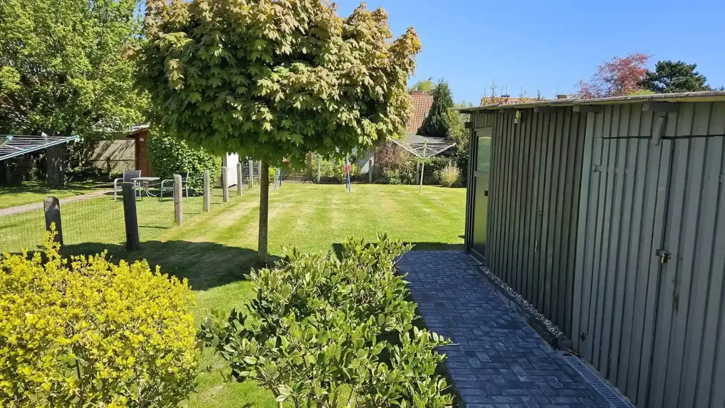 Garten Ferienhaus Angela und Andy Kellenhusen