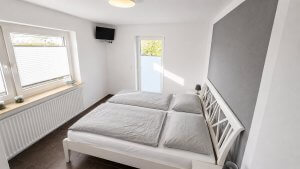 Schlafzimmer EG im Ferienhaus Angela Kellenhusen