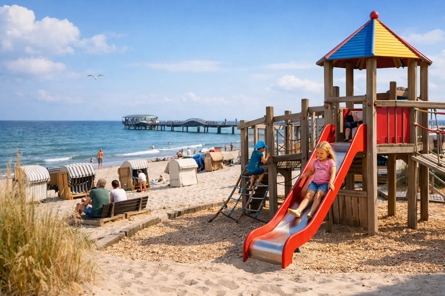 Urlaub in Kellenhusen mit Spielplatz planen