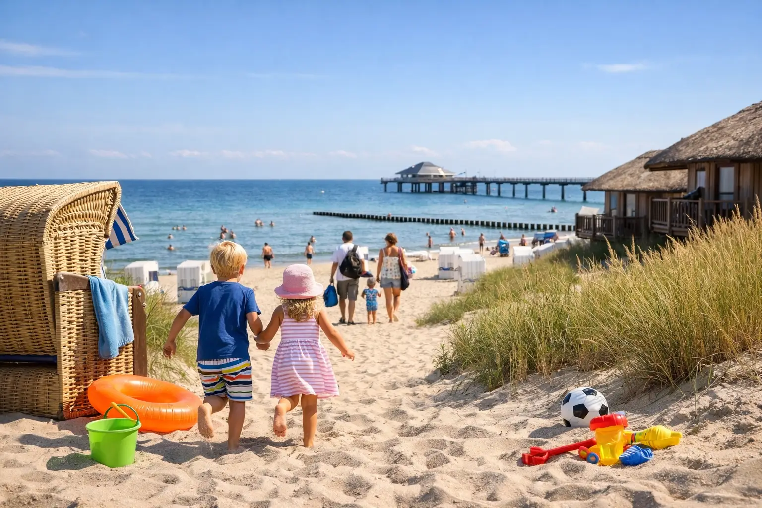 Strandurlaub mit kindgerechter Unterkunft
