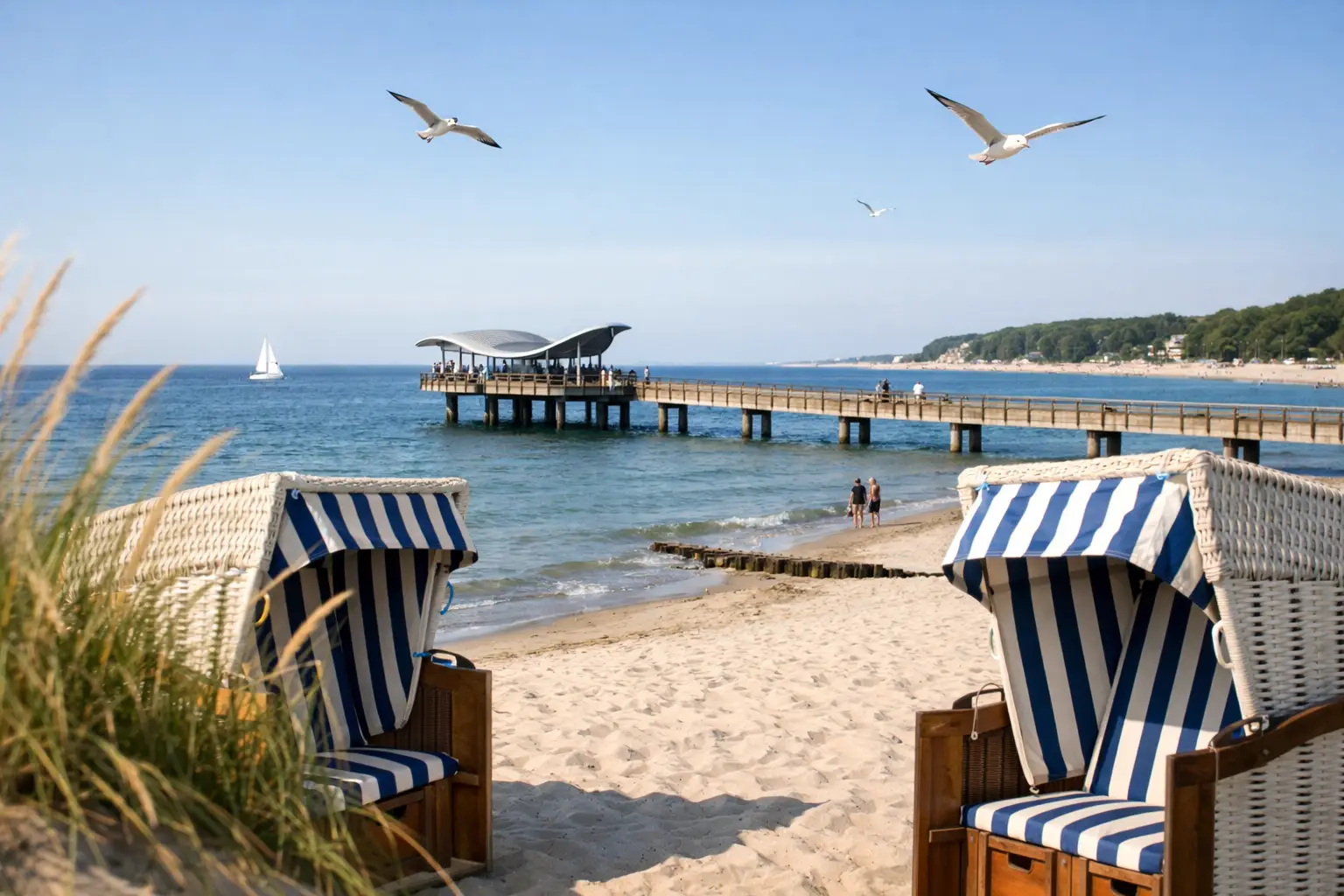 Zentral und ruhig urlauben an der Ostsee