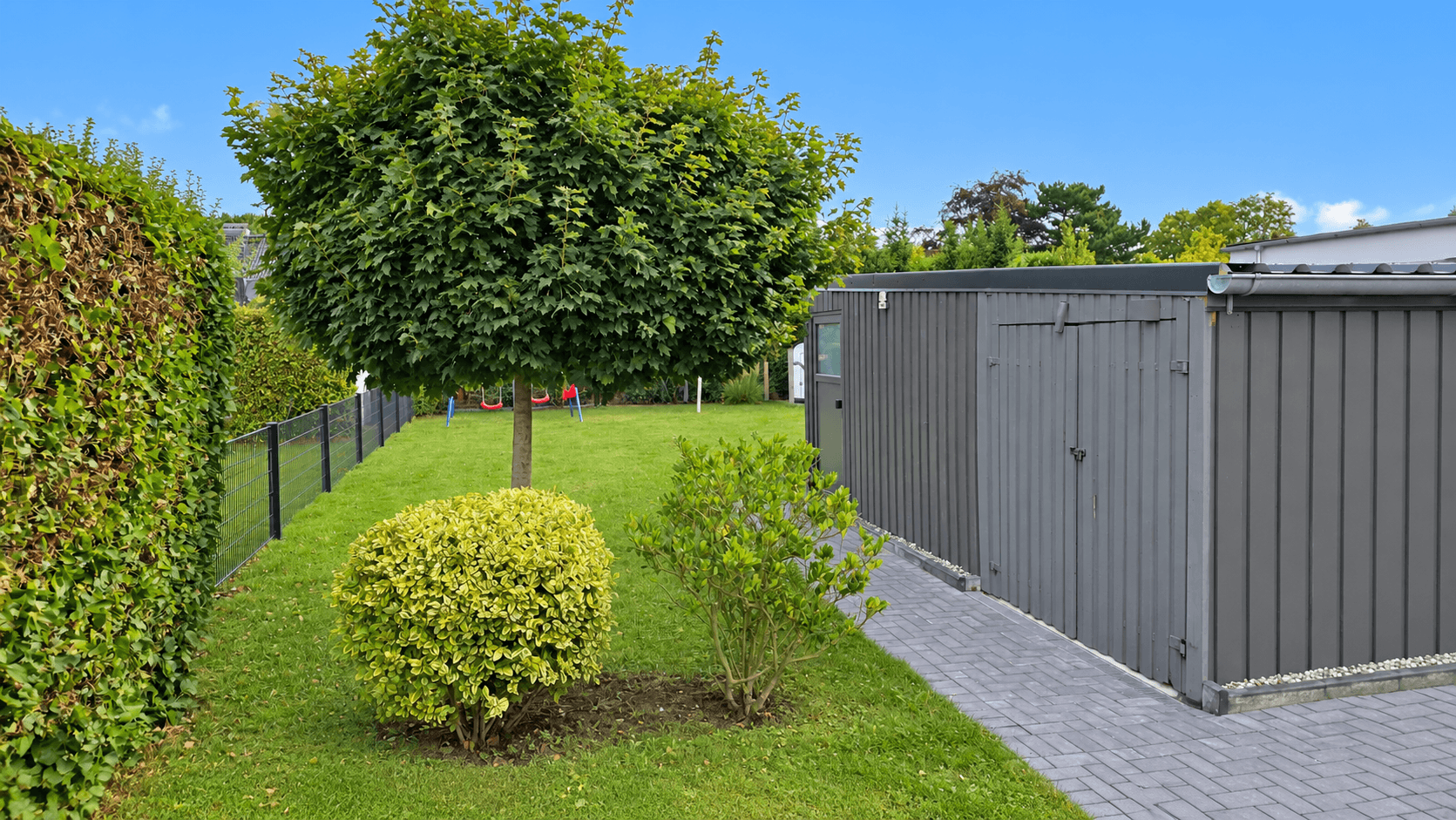 Garten Ferienhaus Angela und Andy Kellenhusen