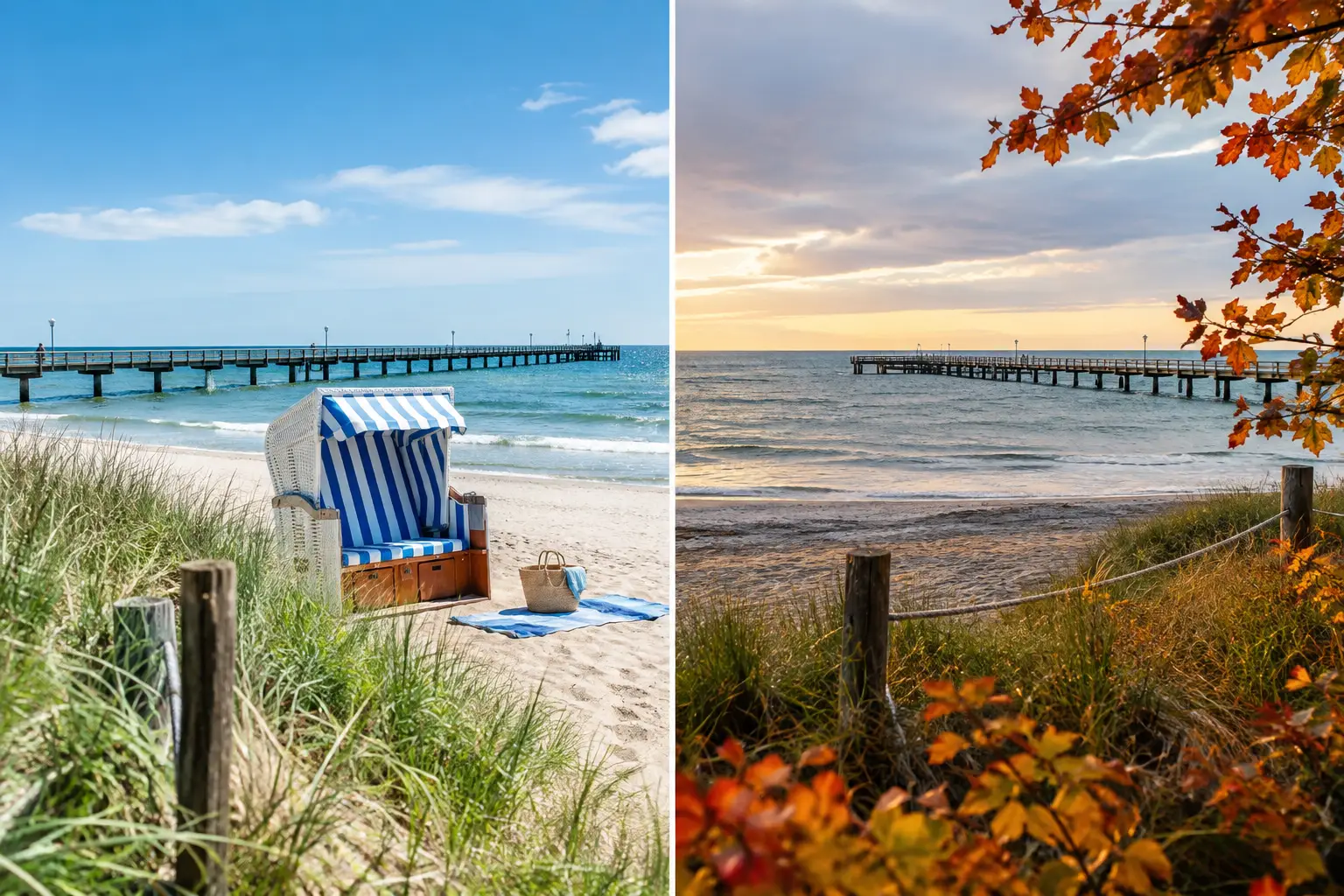 Sommerurlaub oder Herbsturlaub an der Ostsee?
