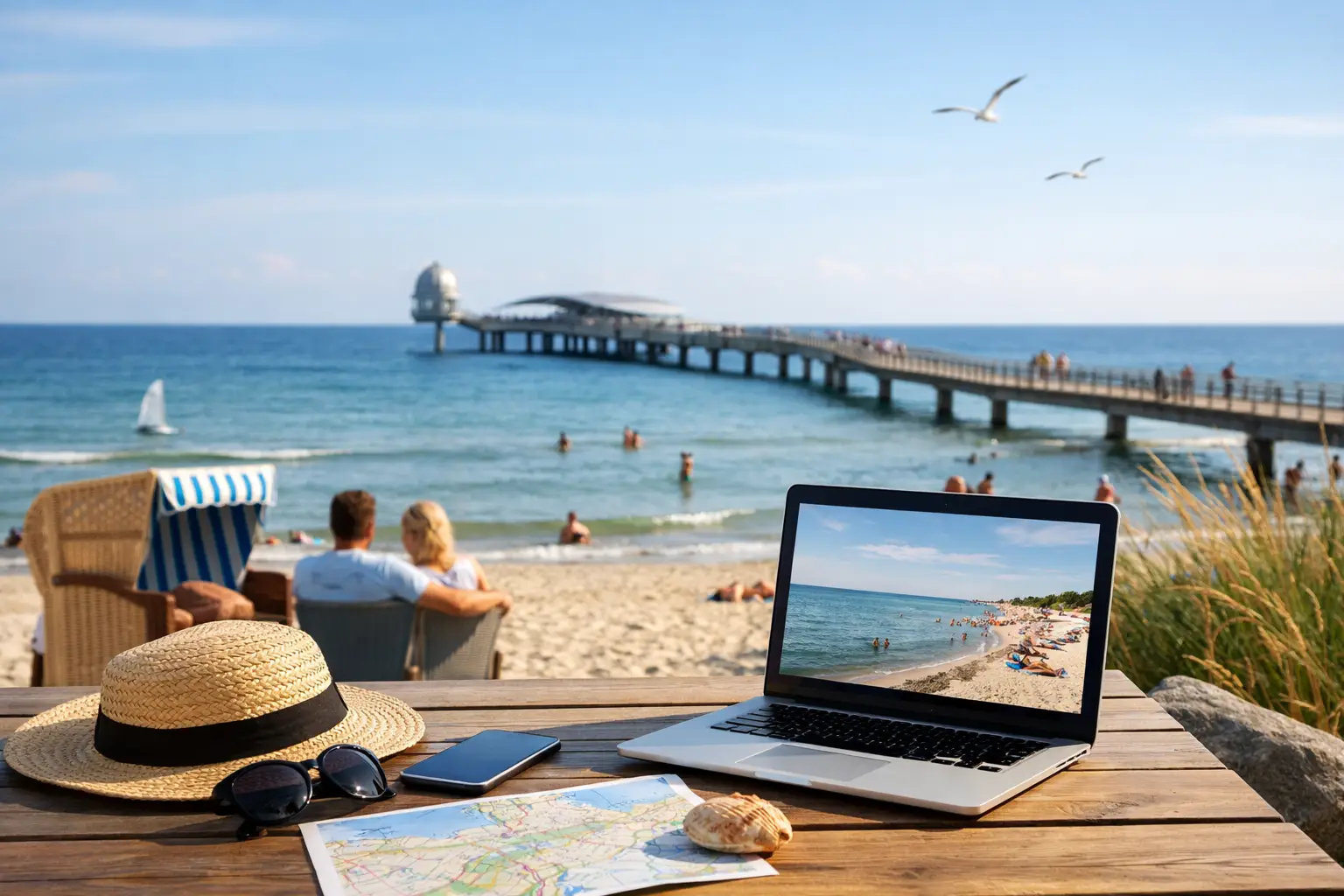 Urlaub mit WLAN an der Ostsee entspannt planen