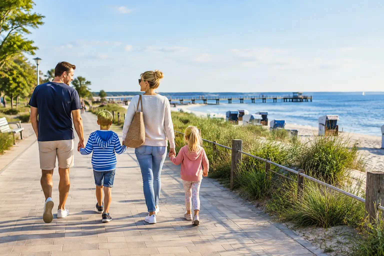 Kellenhusen Promenade mit Kindern entspannt erleben