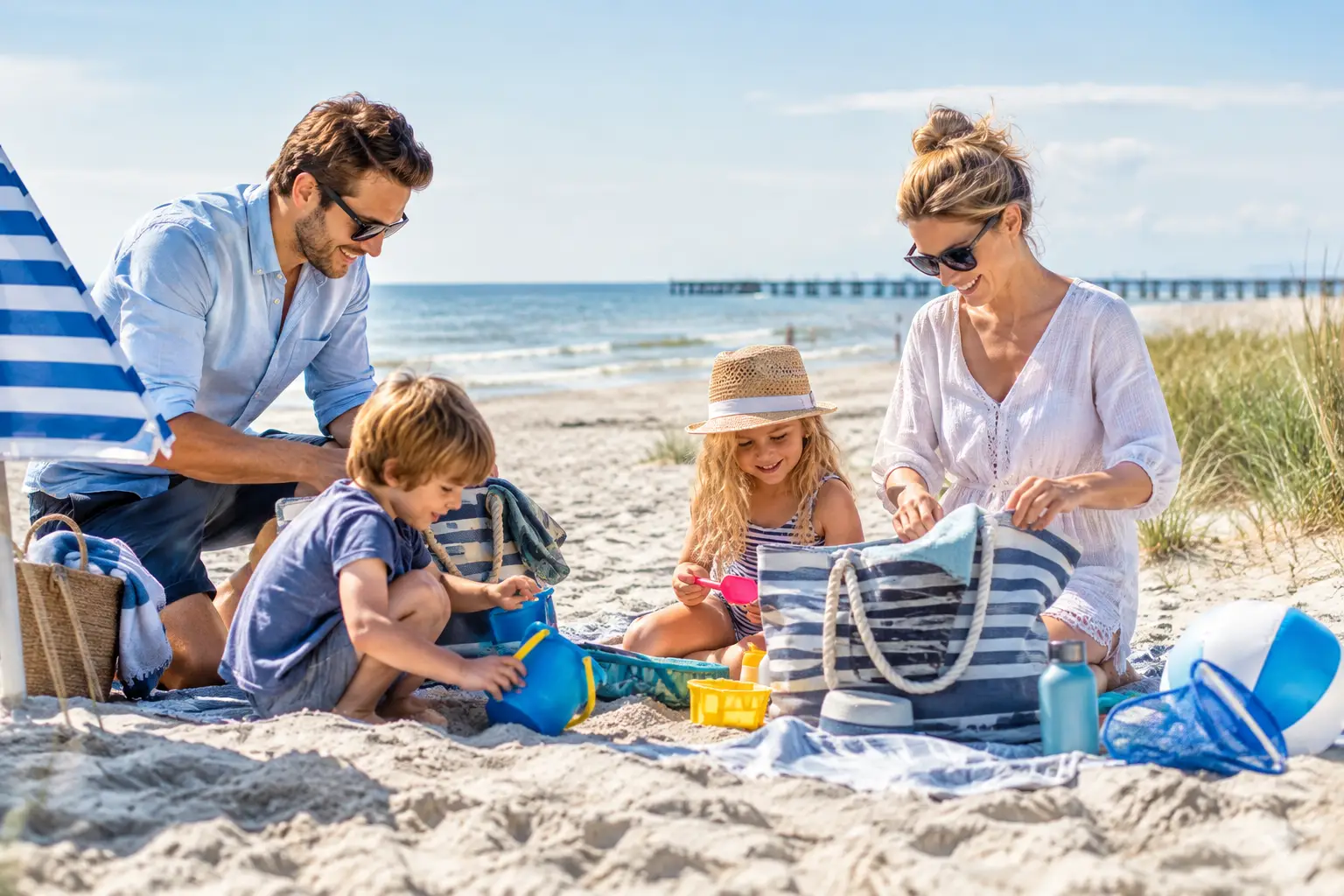Strandtag mit Kindern vorbereiten leicht gemacht